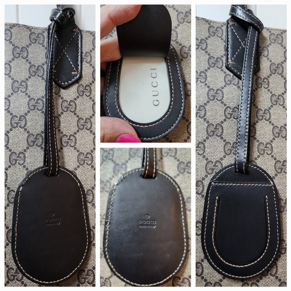 GUCCI GG Supreme Reversible Leather Tote with POSH Authentication - Picture 10 of 14